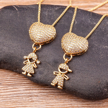 Gold Plated Mother's Love Necklace