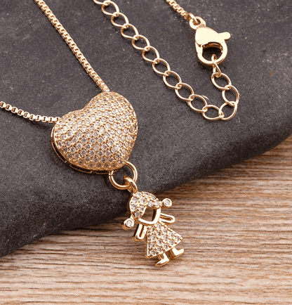 Gold Plated Mother's Love Necklace