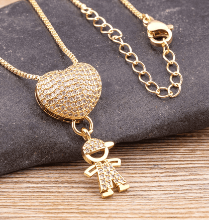 Gold Plated Mother's Love Necklace